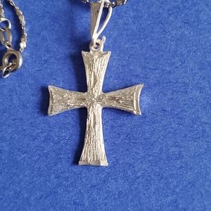 Sterling Silver Cross Necklace